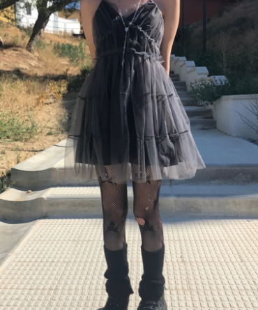 Gothic Mesh Dress